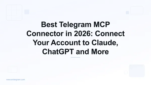 Best Telegram MCP connector guide for 2026
