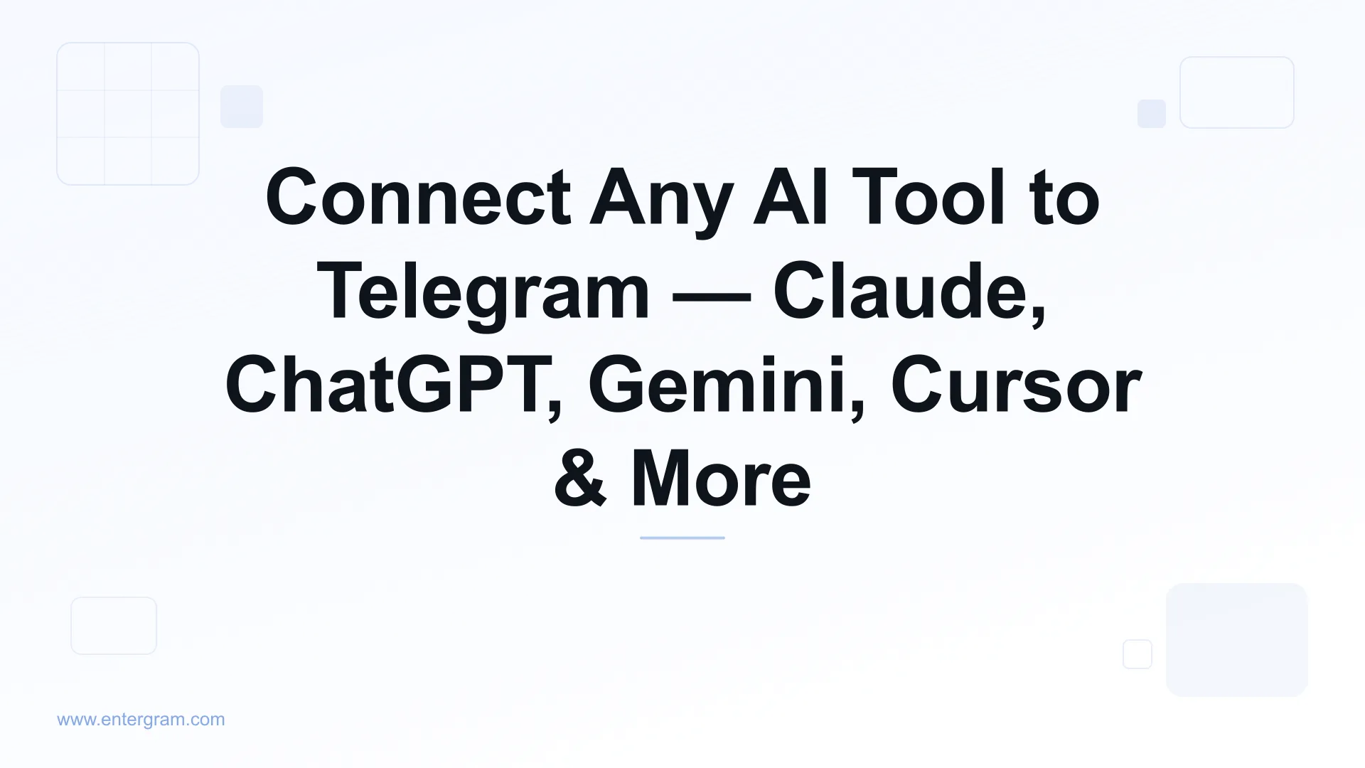 Connect Perplexity to Telegram via Entergram MCP