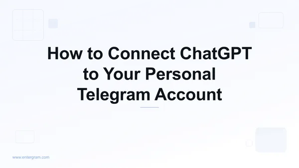Connect ChatGPT to personal Telegram account via MCP