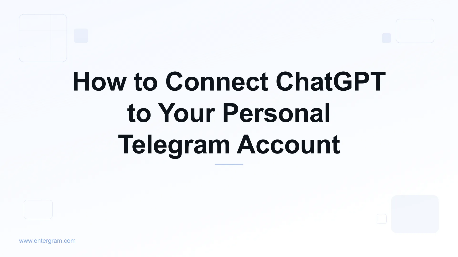 Connect ChatGPT to personal Telegram account via MCP