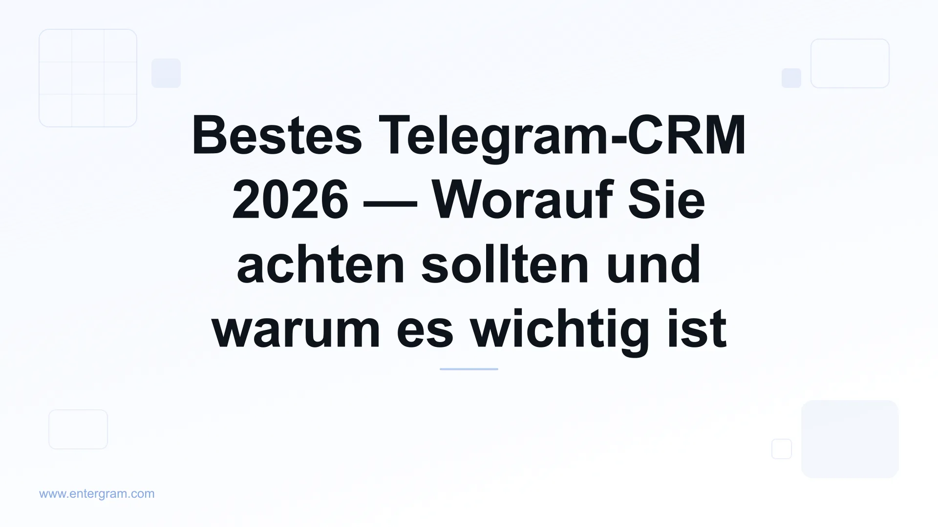Vergleichsguide für das beste Telegram-CRM