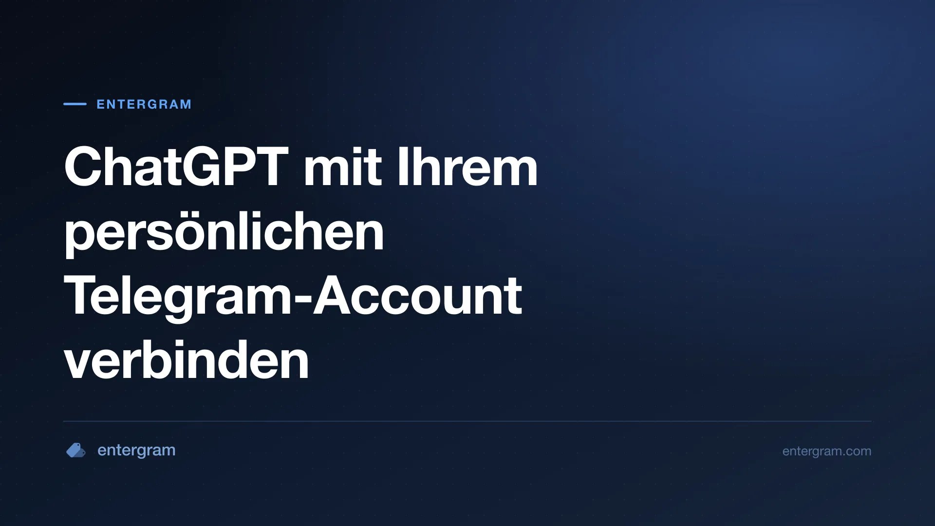 ChatGPT mit persönlichem Telegram-Account via MCP verbinden