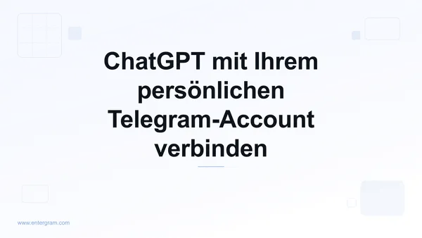 ChatGPT mit persönlichem Telegram-Account via MCP verbinden