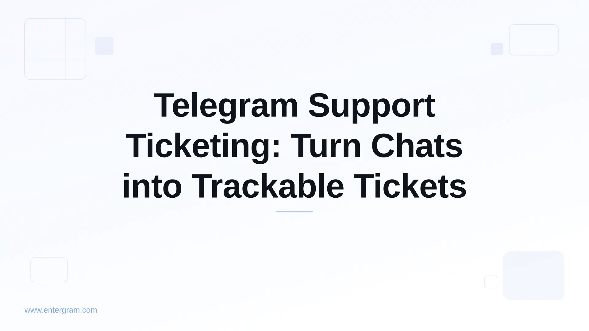 Support client pour les comptes Telegram personnels avec Entergram CRM