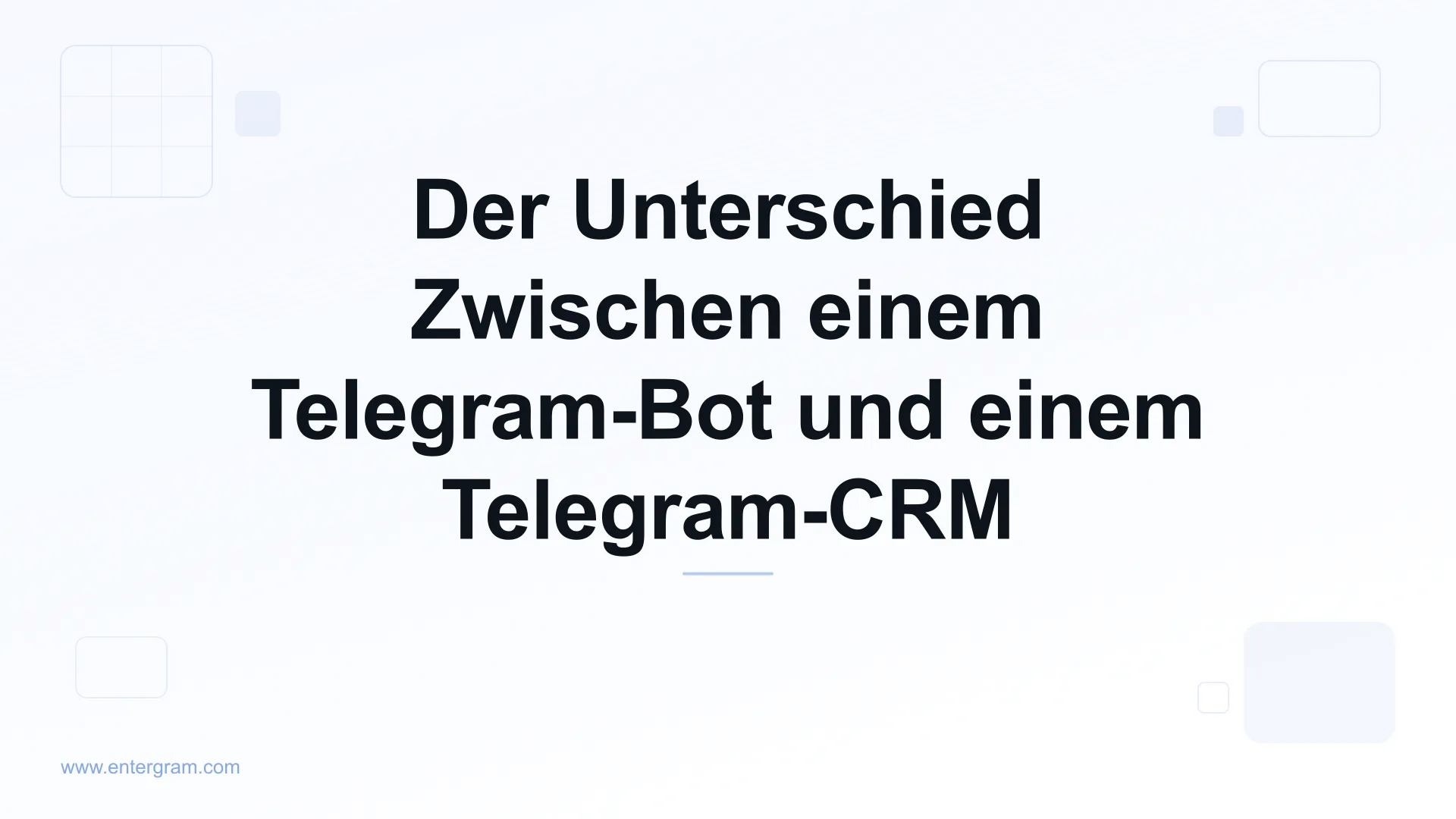 Card image for Der Unterschied Zwischen einem Telegram-Bot und einem Telegram-CRM