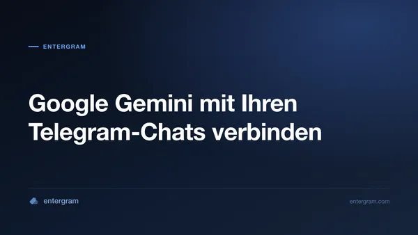 Google Gemini via MCP mit persönlichem Telegram verbinden
