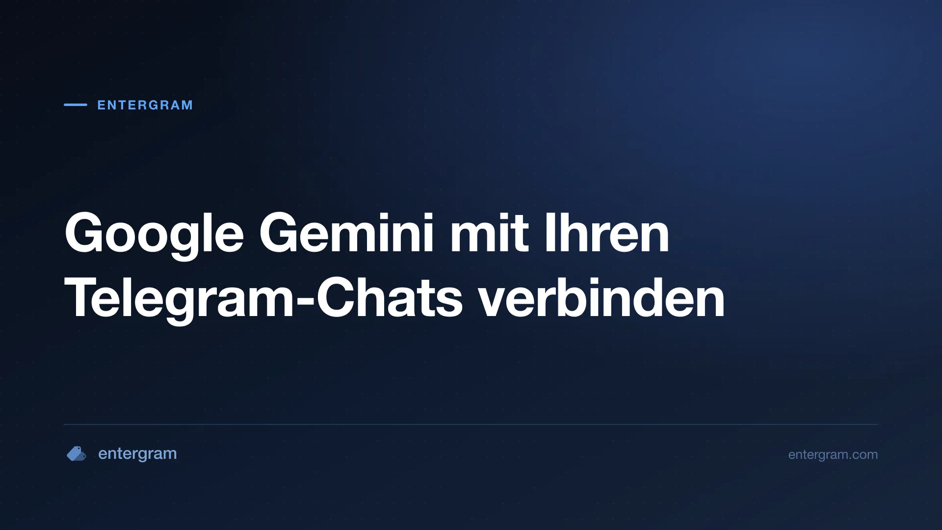 Google Gemini via MCP mit persönlichem Telegram verbinden
