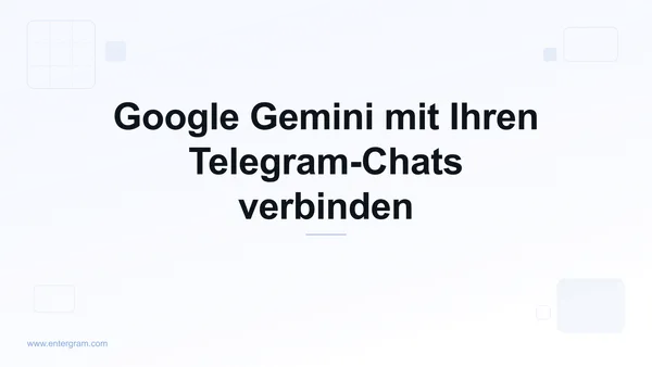 Google Gemini via MCP mit persönlichem Telegram verbinden