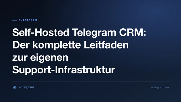 Leitfaden zur Bereitstellung eines selbst gehosteten Telegram-CRM