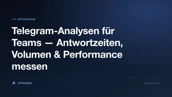 Telegram-Analyse-Dashboard für Teams