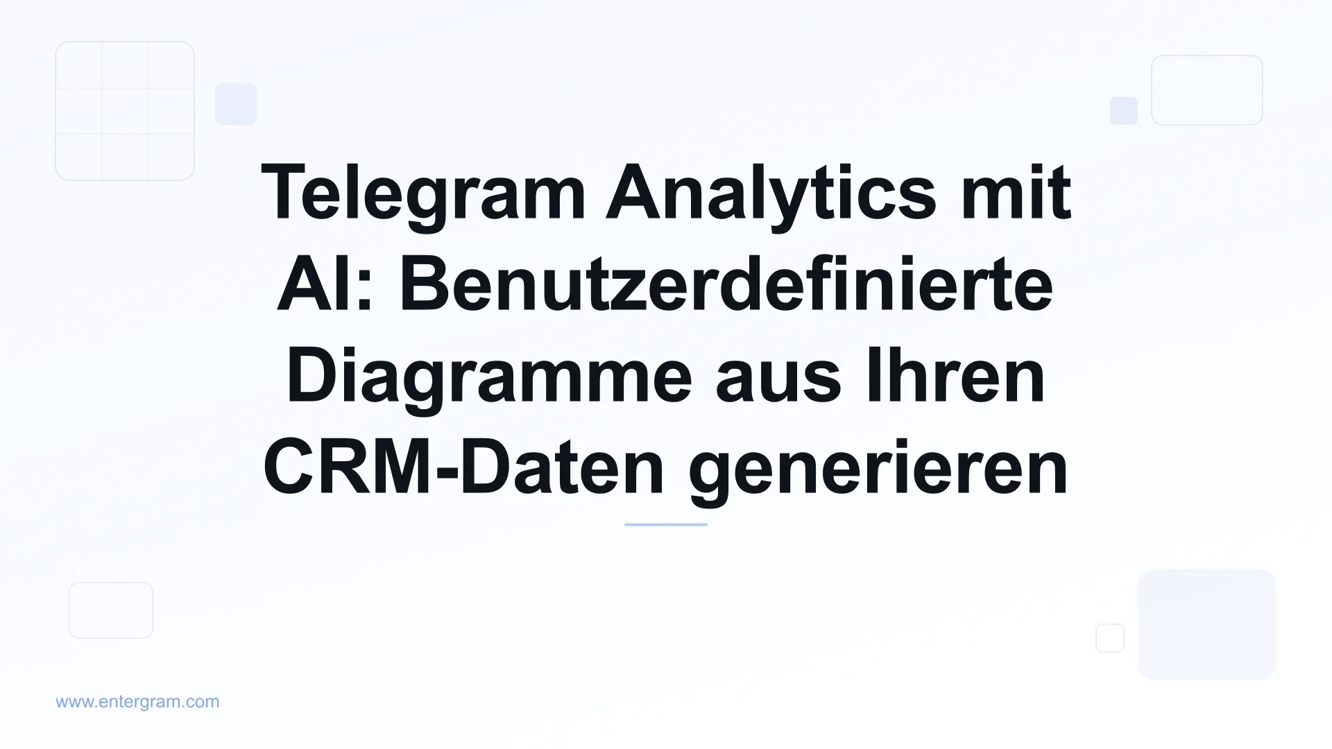 AI-gestütztes Analytics-Dashboard zur Generierung benutzerdefinierter Diagramme aus Telegram CRM-Daten