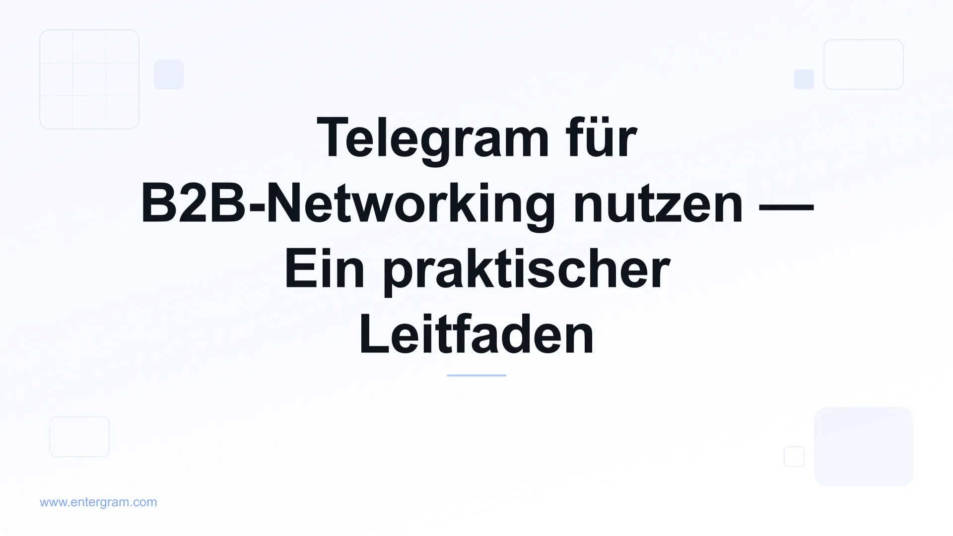 Card image for Telegram CRM für B2B-Networking: Verwandeln Sie Telegram-Kontakte in Geschäftsbeziehungen