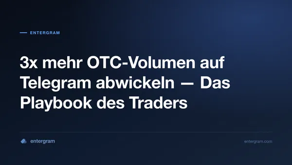 Card image for Telegram CRM für P2P- und OTC-Trader: Bewältigen Sie 3x Mehr Volumen Ohne Etwas zu Verpassen