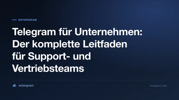 Kartenbild für Telegram für Unternehmen: Der komplette Leitfaden für Teams
