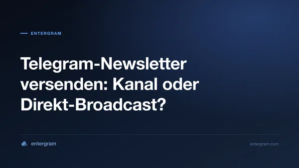 Kartenbild für Telegram-Newsletter versenden