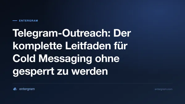 Kompletter Leitfaden für Telegram-Outreach für Geschäftsteams