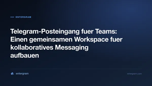 Card image for Telegram-Posteingang fuer Teams Gemeinsamer Workspace