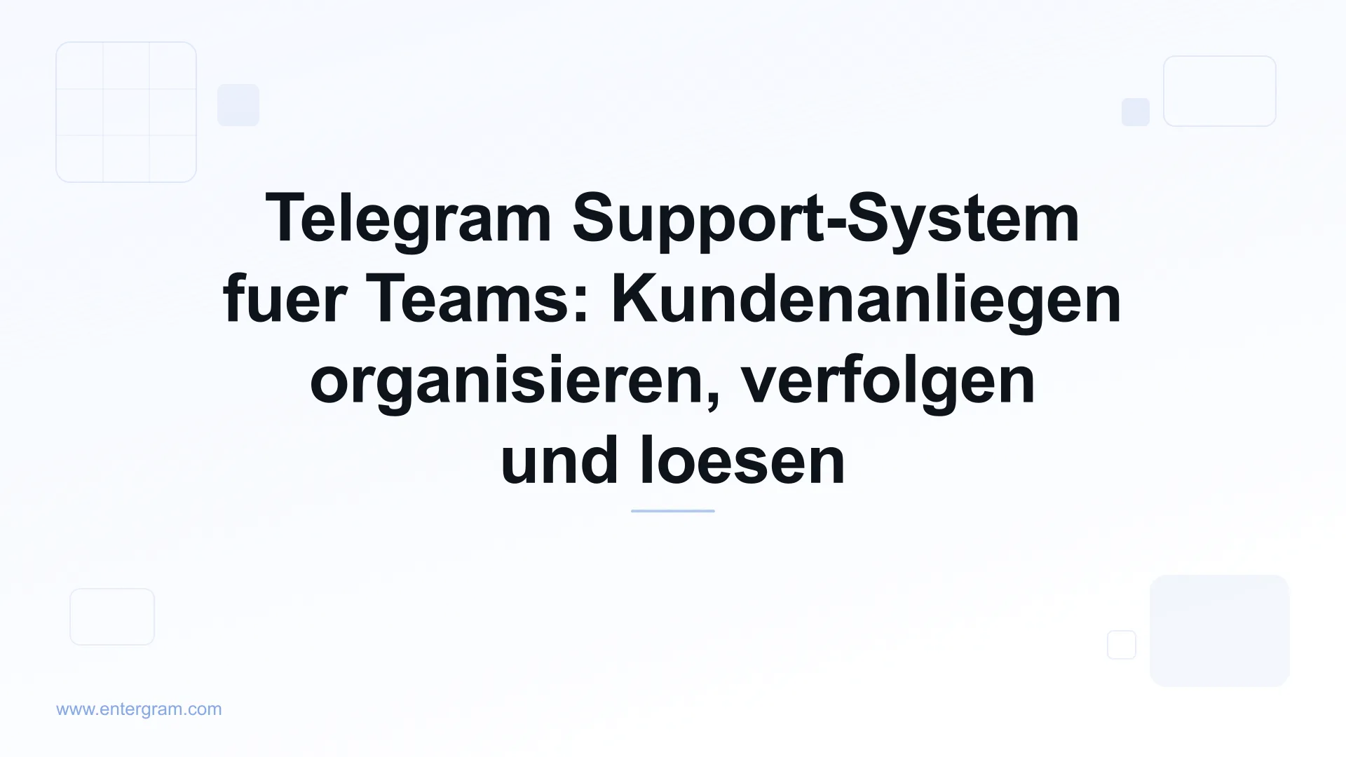 Card image for Telegram Support-System fuer Teams