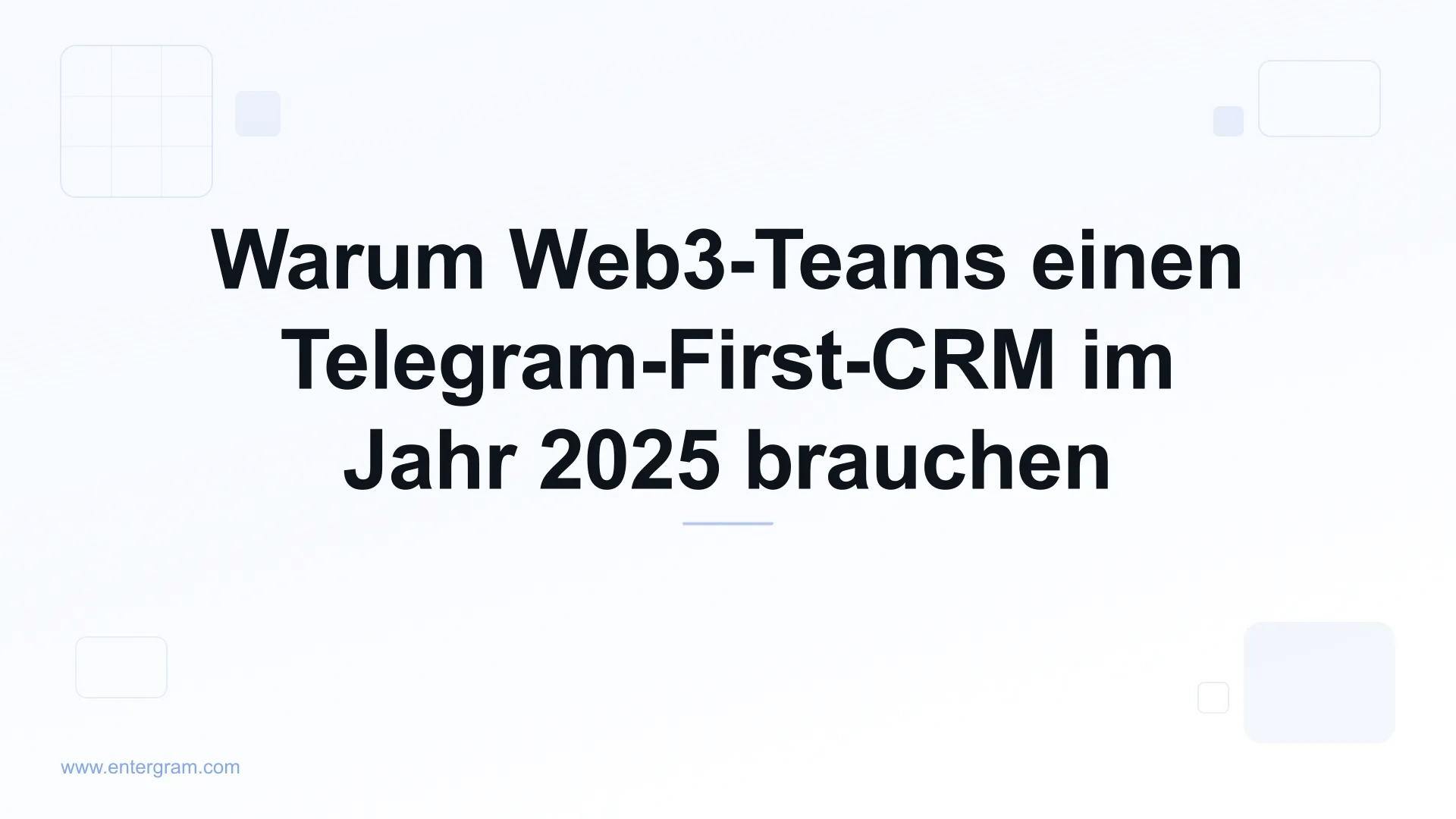 Card image for Warum Web3-Teams einen Telegram-First-CRM im Jahr 2025 brauchen