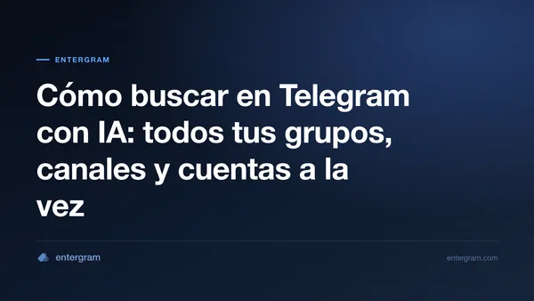 Imagen de tarjeta para Cómo buscar en Telegram con IA