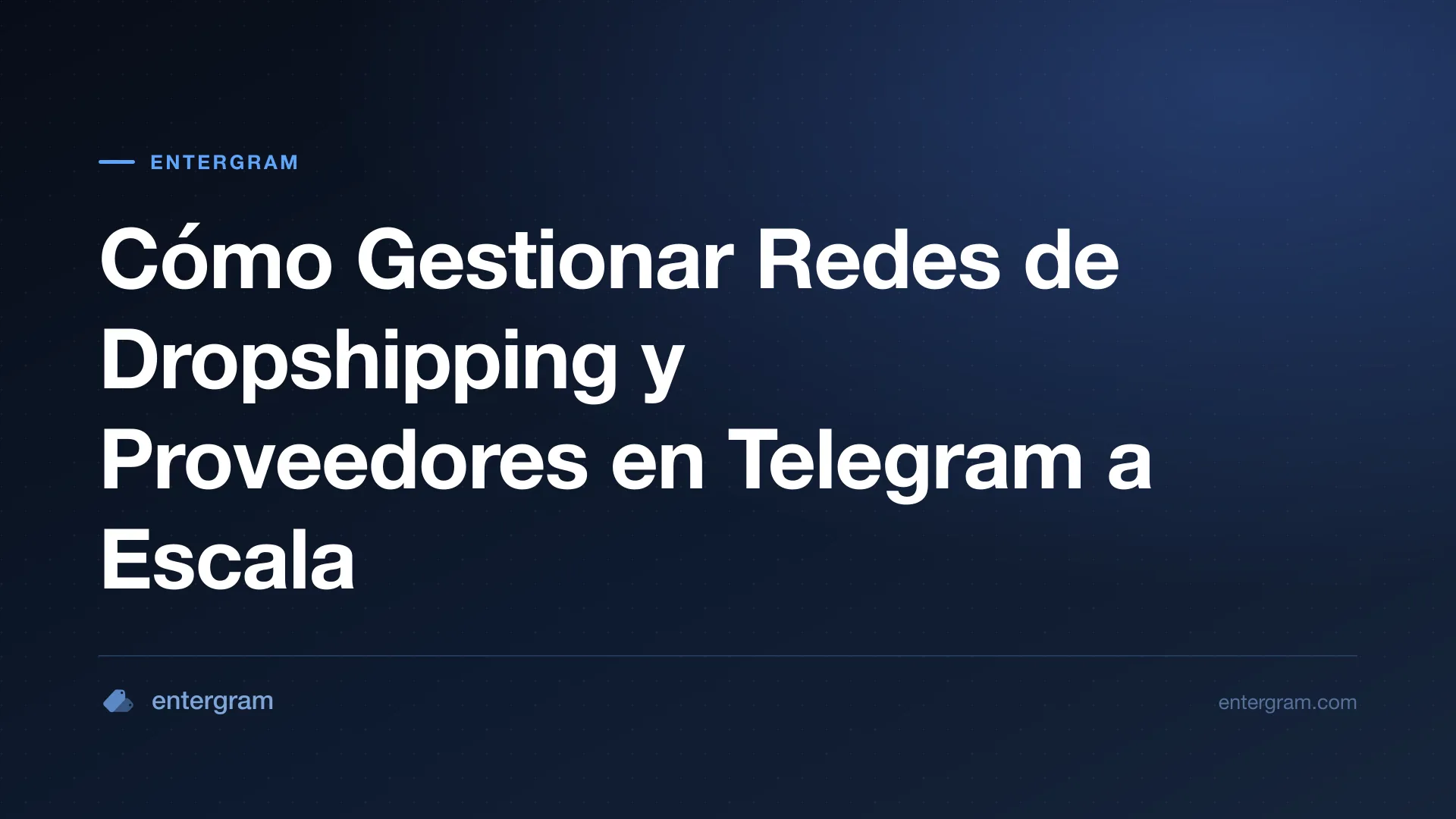 Card image for CRM de Telegram para Dropshipping y Redes de Proveedores: Organizar, Rastrear y Escalar Relaciones