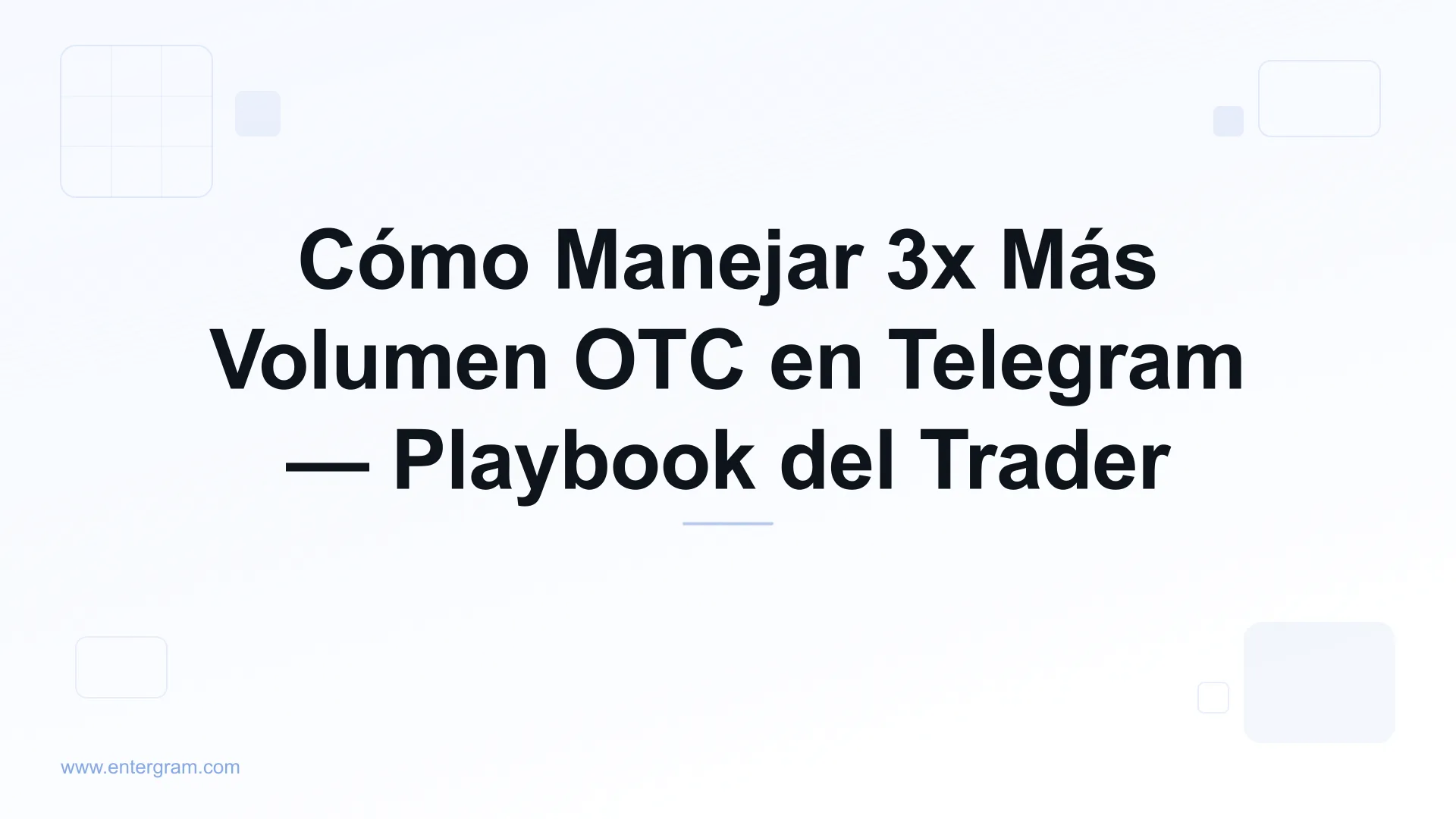 Card image for CRM de Telegram para Traders P2P y OTC: Gestiona 3x Más Volumen Sin Perder Detalle