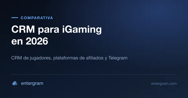 Categorías de CRM para iGaming comparadas: CRMs de jugadores, plataformas de afiliación y la capa de Telegram