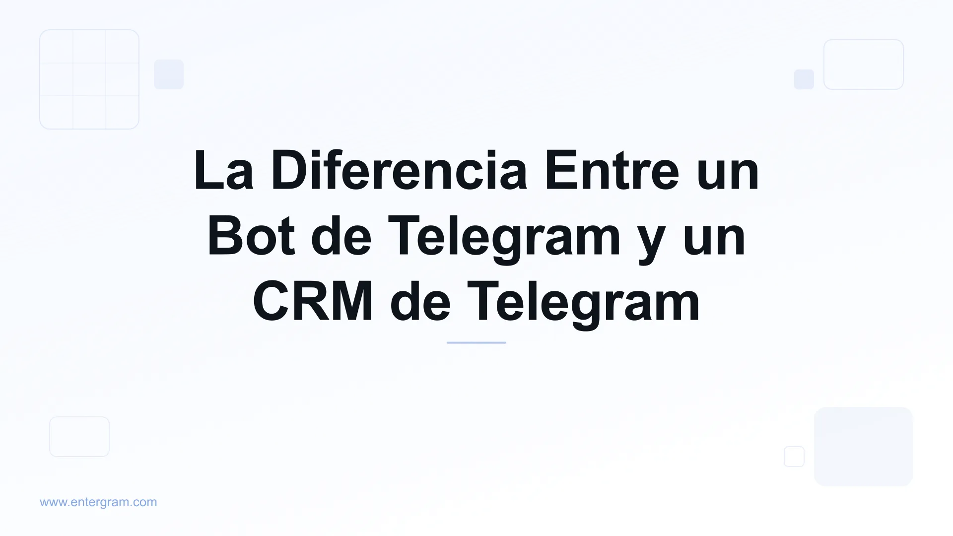 Card image for La Diferencia Entre un Bot de Telegram y un CRM de Telegram