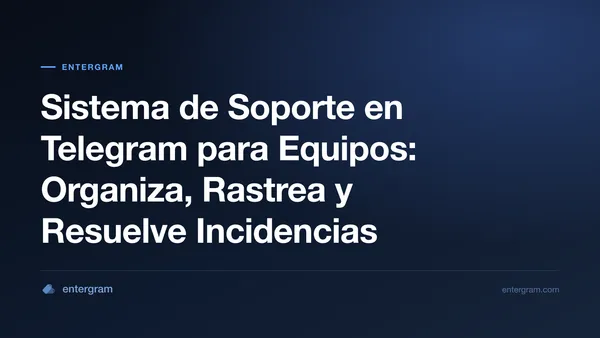 Card image for Sistema de Soporte en Telegram para Equipos