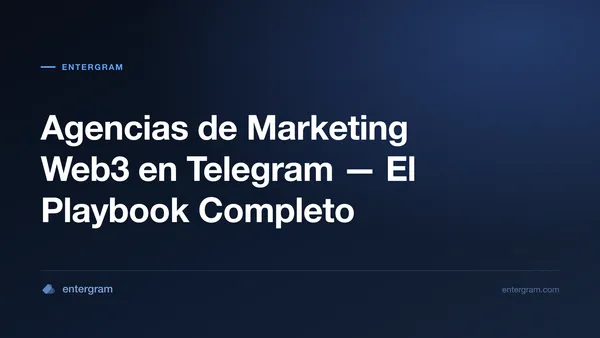 Card image for Telegram CRM para Agencias de Marketing Web3: Resuelve Propiedad de Grupos, Colaboración del Equipo e Informes de Clientes