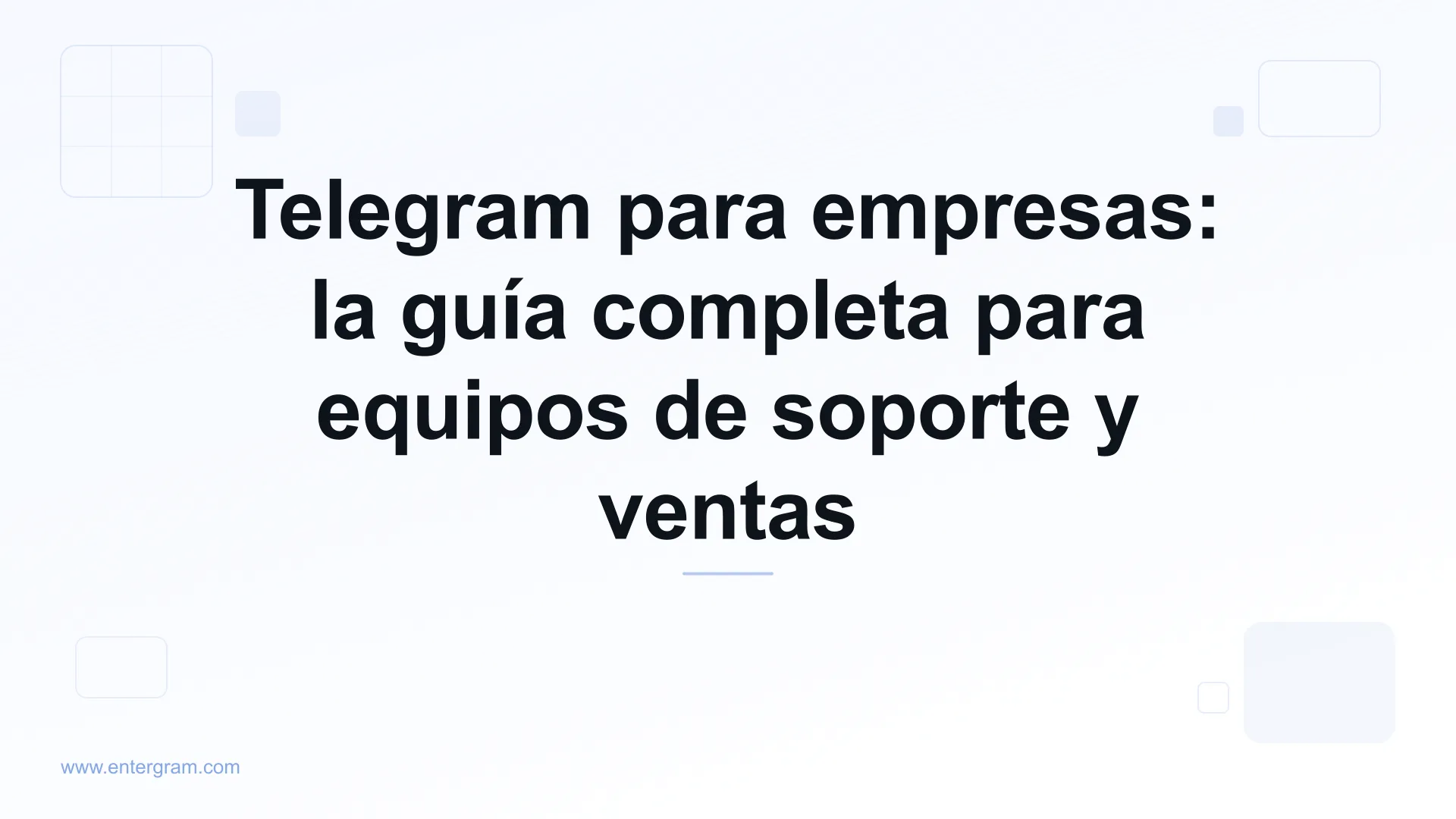 Imagen de tarjeta para Telegram para empresas: la guía completa para equipos