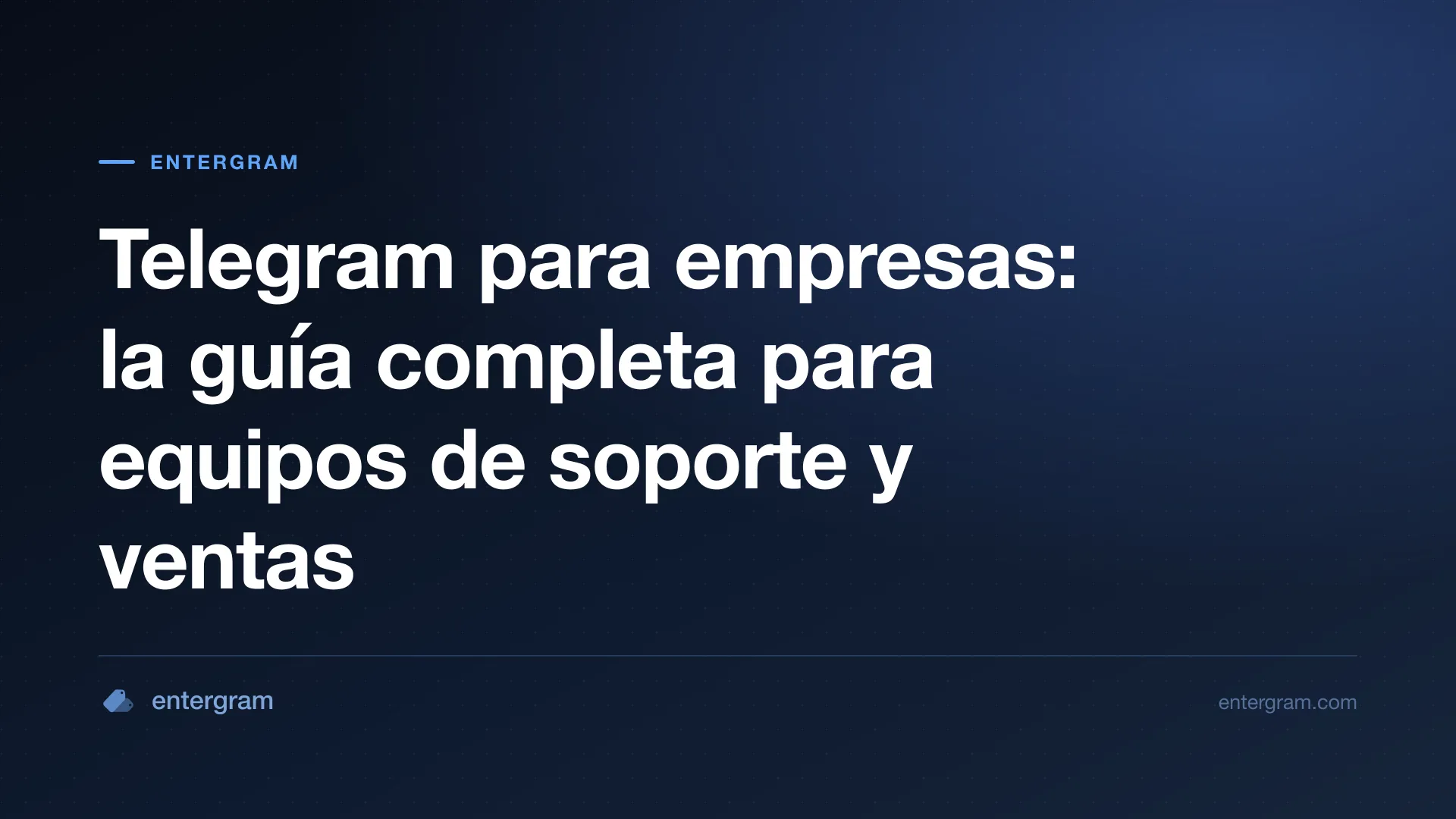 Imagen de tarjeta para Telegram para empresas: la guía completa para equipos