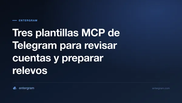 Plantillas de revisión con Telegram MCP