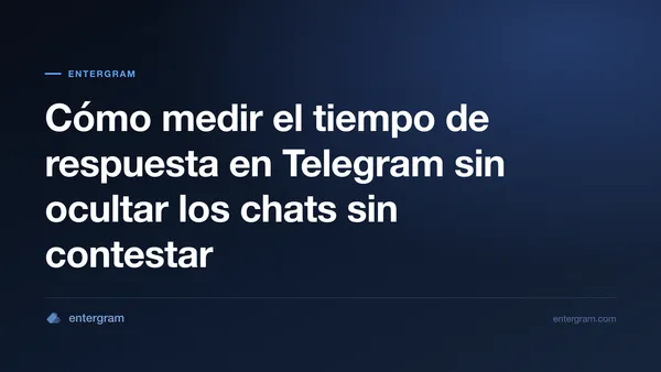 Medir el tiempo de respuesta en Telegram