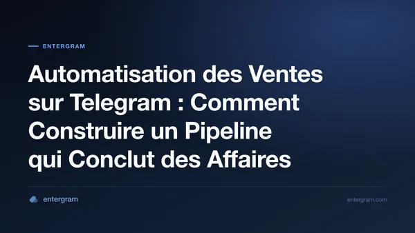 Card image for Automatisation des Ventes sur Telegram Guide de Pipeline