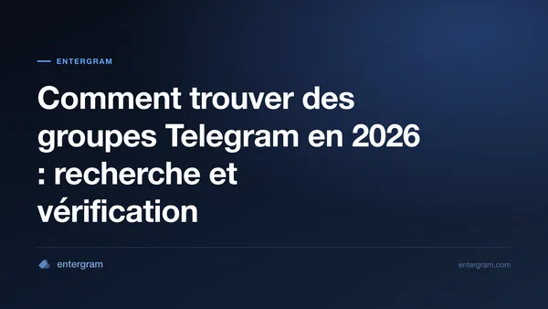 Guide pratique pour trouver des groupes Telegram publics et utiles