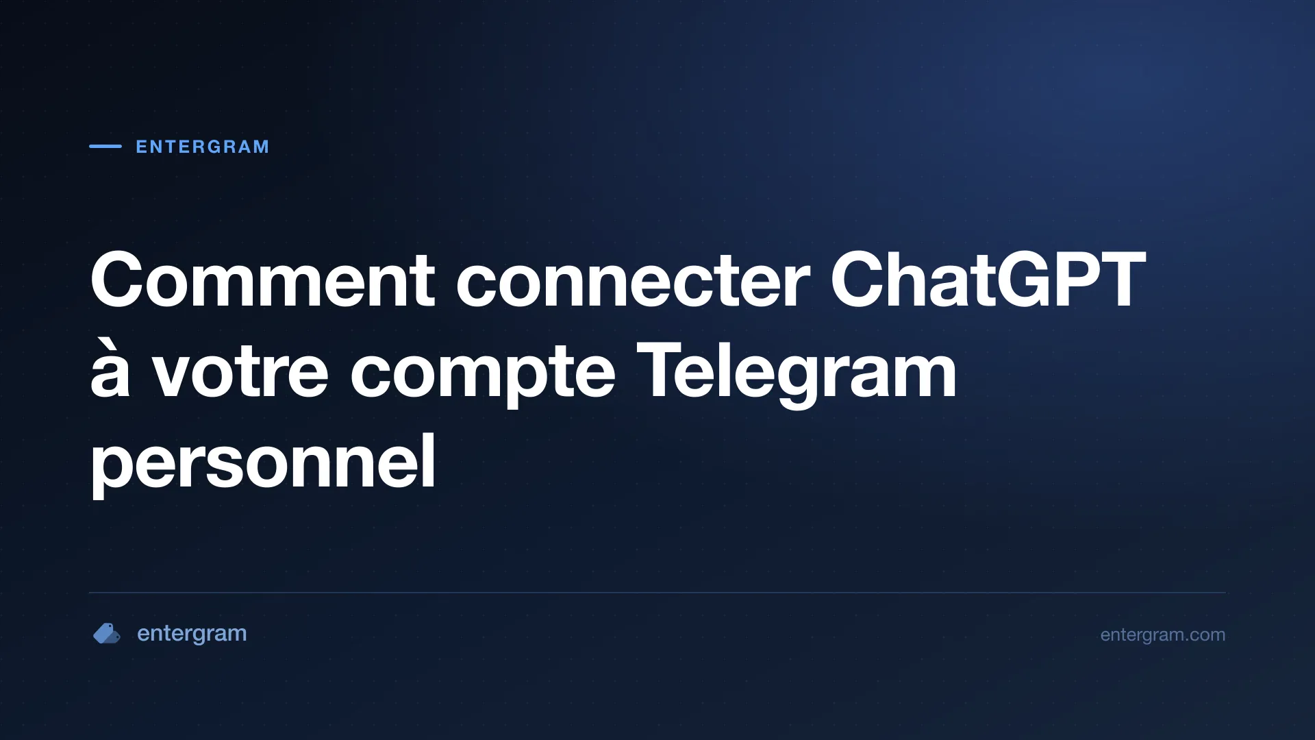 Connecter ChatGPT à un compte Telegram personnel via MCP