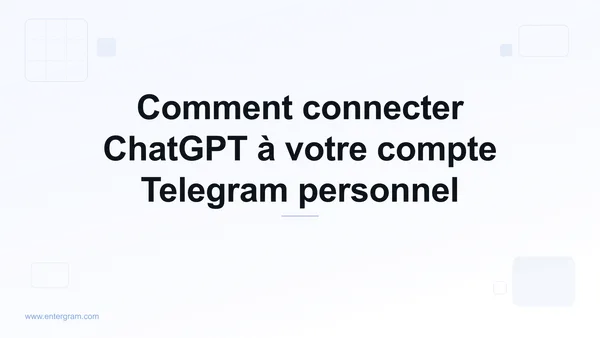 Connecter ChatGPT à un compte Telegram personnel via MCP