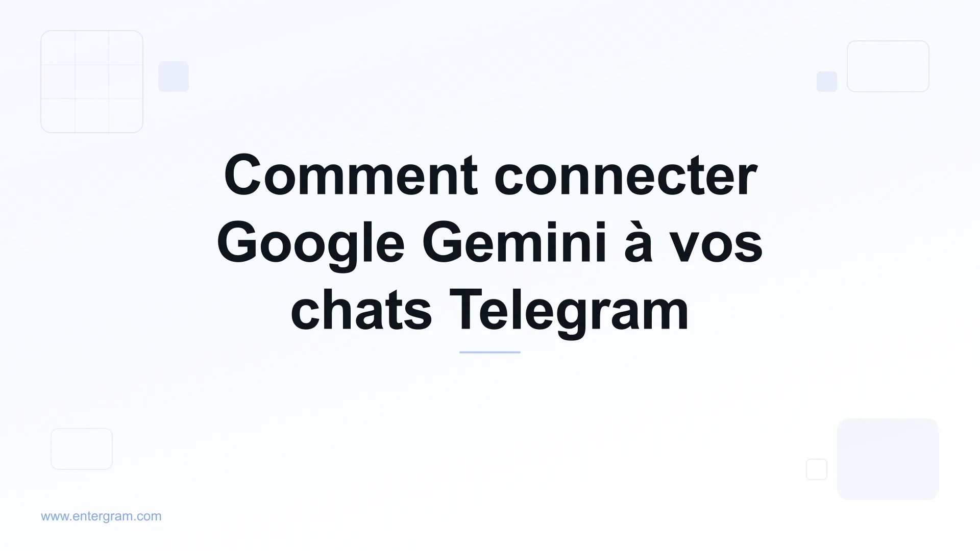 Connecter Google Gemini à Telegram personnel via MCP