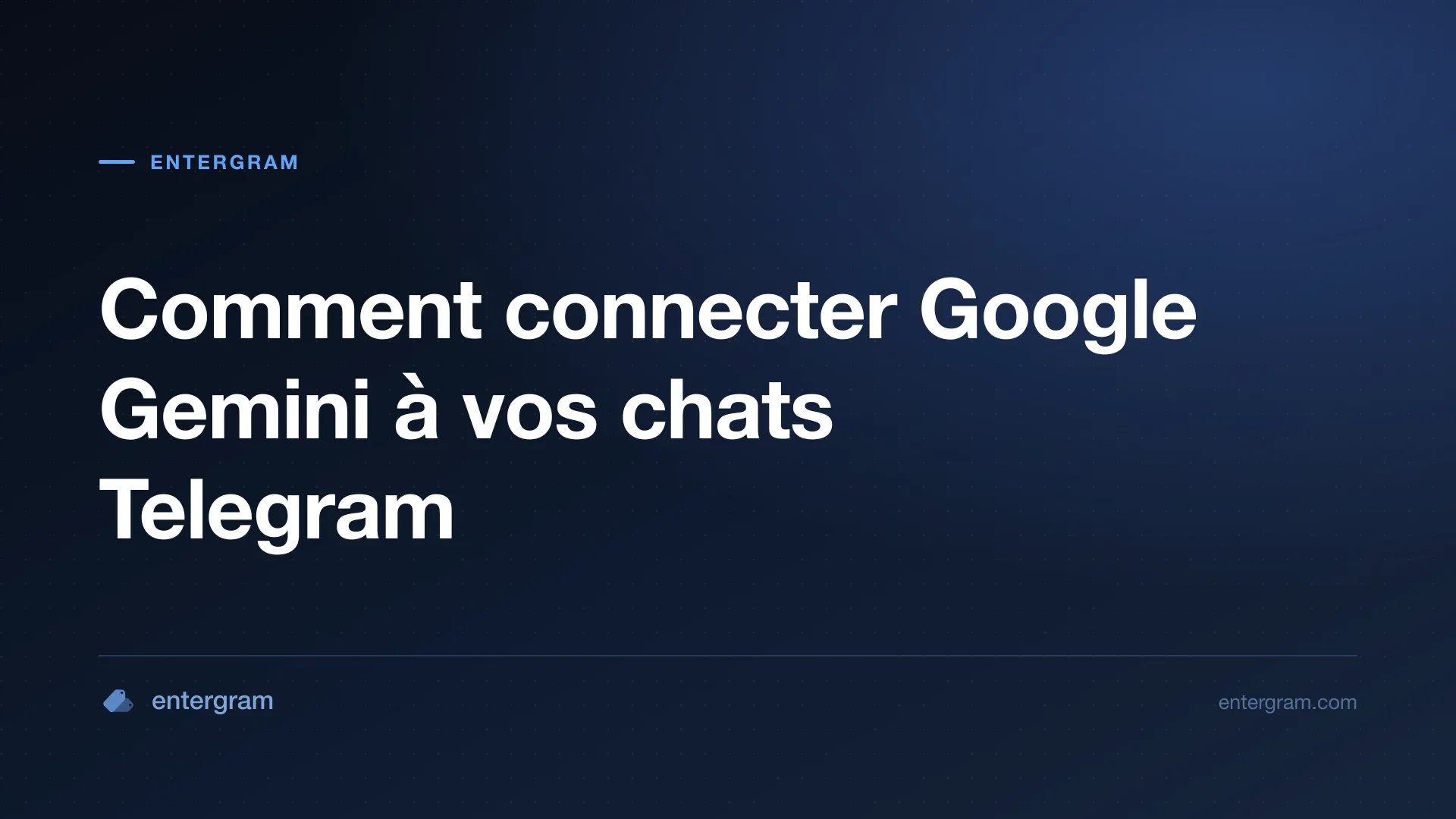 Connecter Google Gemini à Telegram personnel via MCP