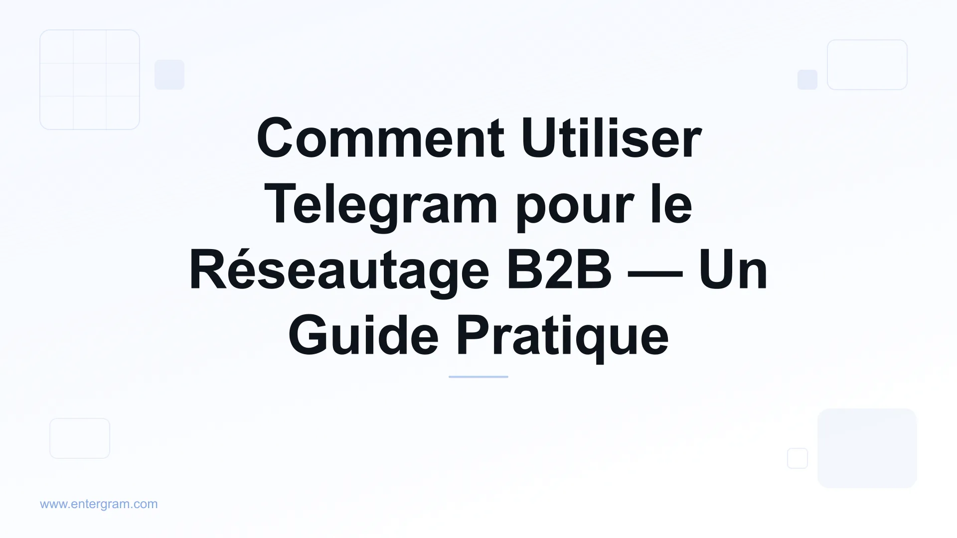 Card image for CRM Telegram pour le Réseautage B2B : Transformez les Contacts Telegram en Relations Commerciales