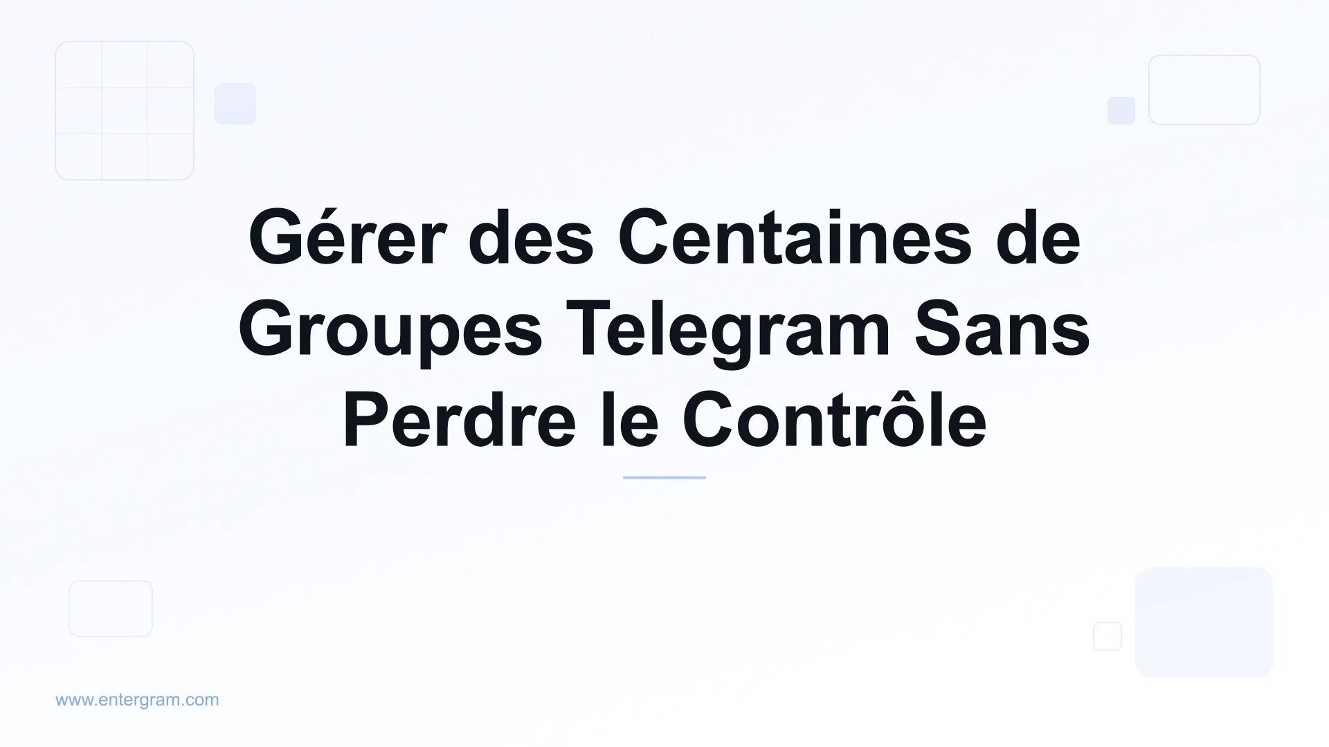 Card image for CRM Telegram pour les Community Managers : Gérez des Centaines de Groupes Sans Perdre le Contrôle