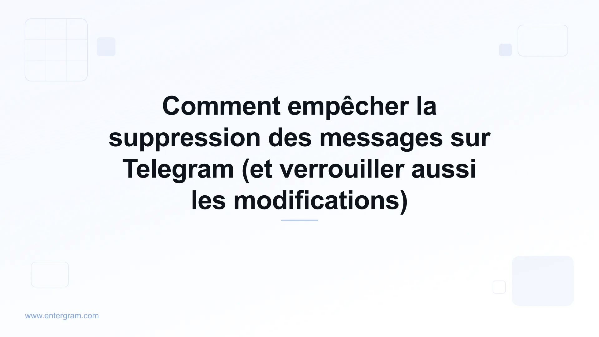 Paramètre d'espace de travail Telegram qui empêche les membres de l'équipe de supprimer ou de modifier les messages