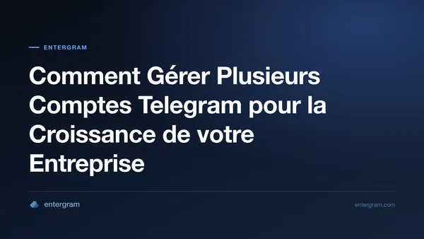 Card image for Comment Gérer Plusieurs Comptes Telegram pour la Croissance de votre Entreprise