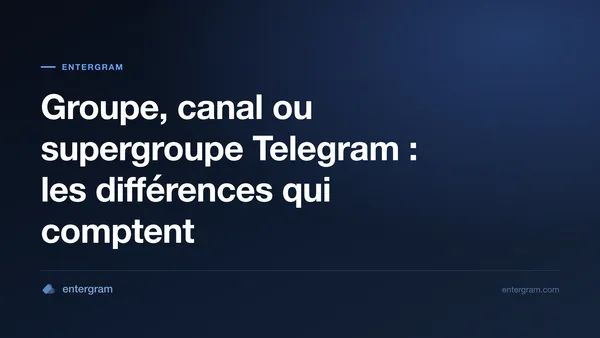Image de carte pour Groupe, canal ou supergroupe Telegram