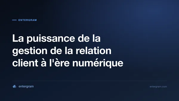 Card image for La puissance de la gestion de la relation client à l'ère numérique
