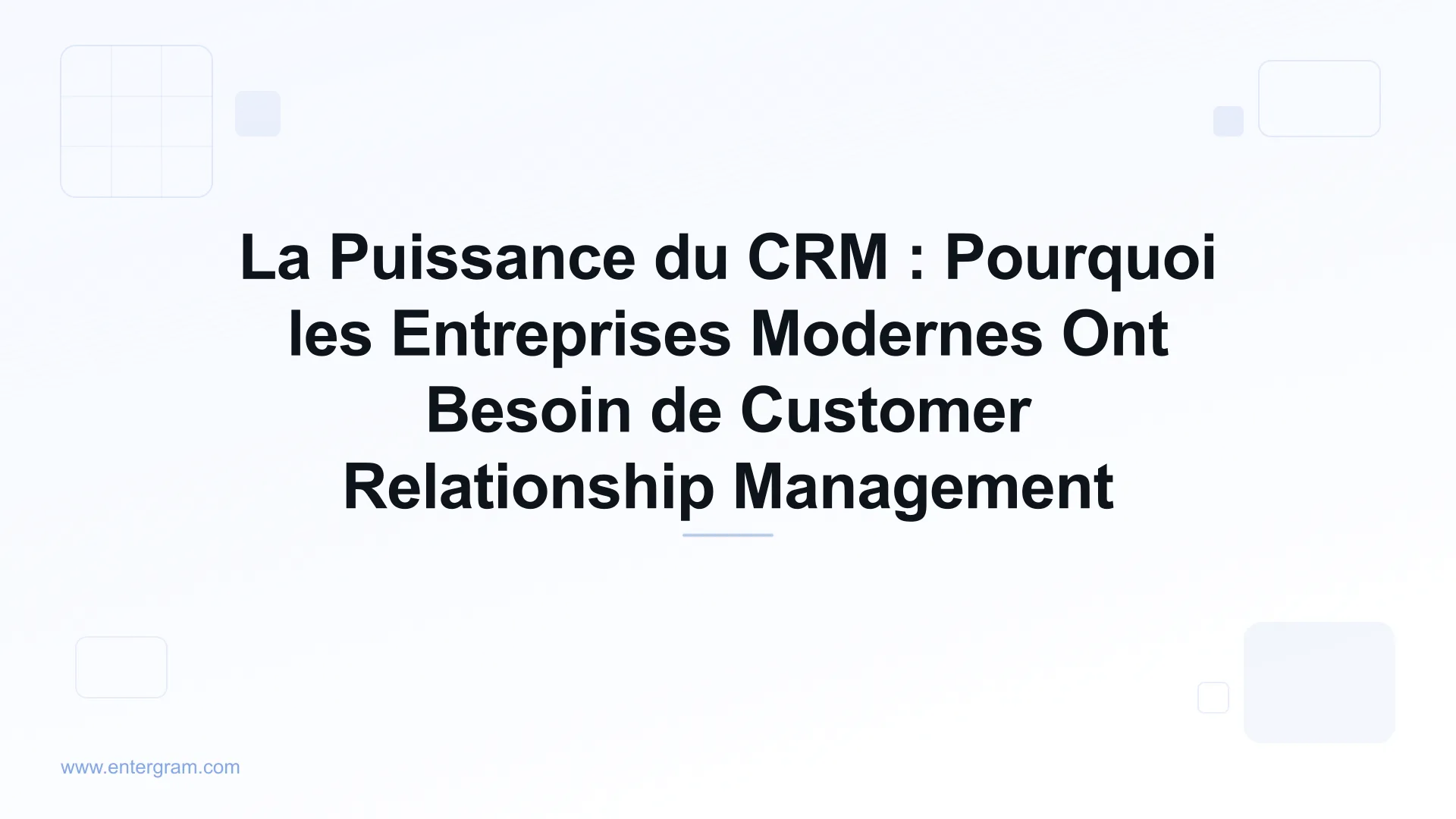 Card image for La Puissance du CRM : Pourquoi les Entreprises Modernes Ont Besoin de Customer Relationship Management
