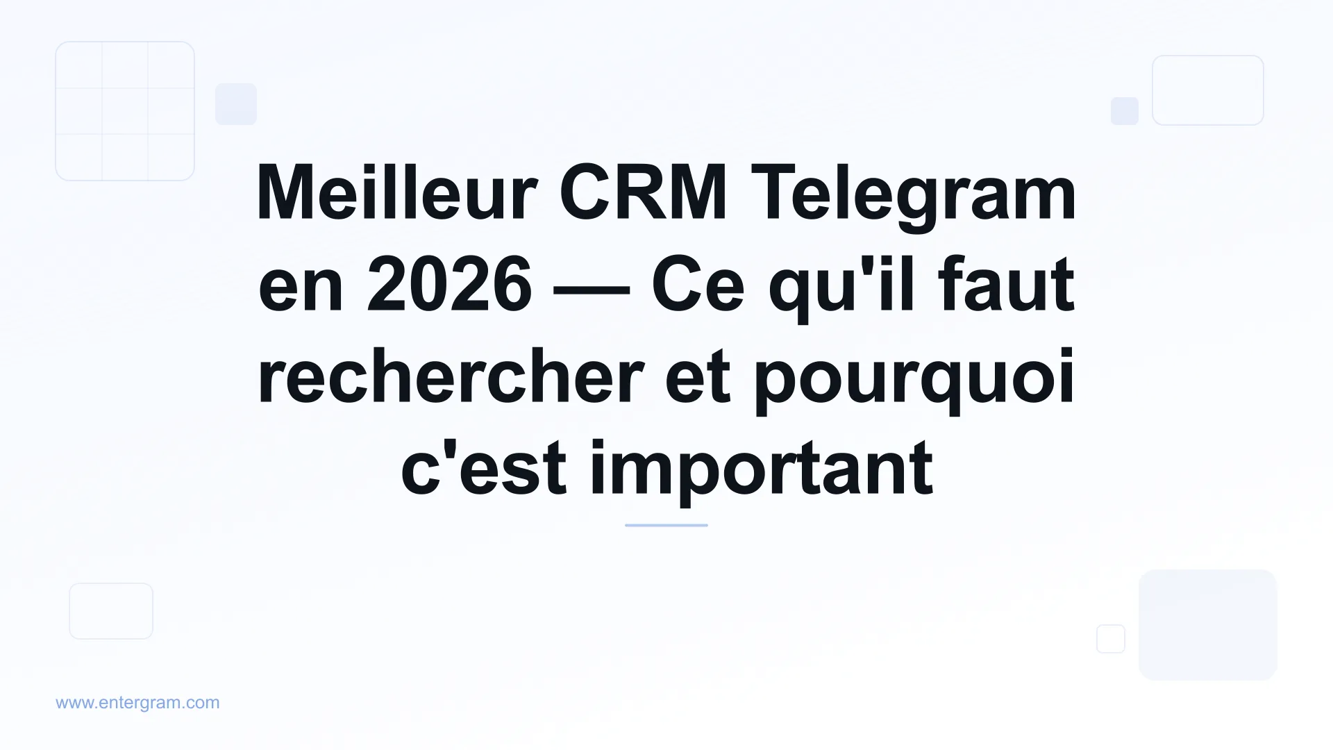 Guide de comparaison du meilleur CRM Telegram