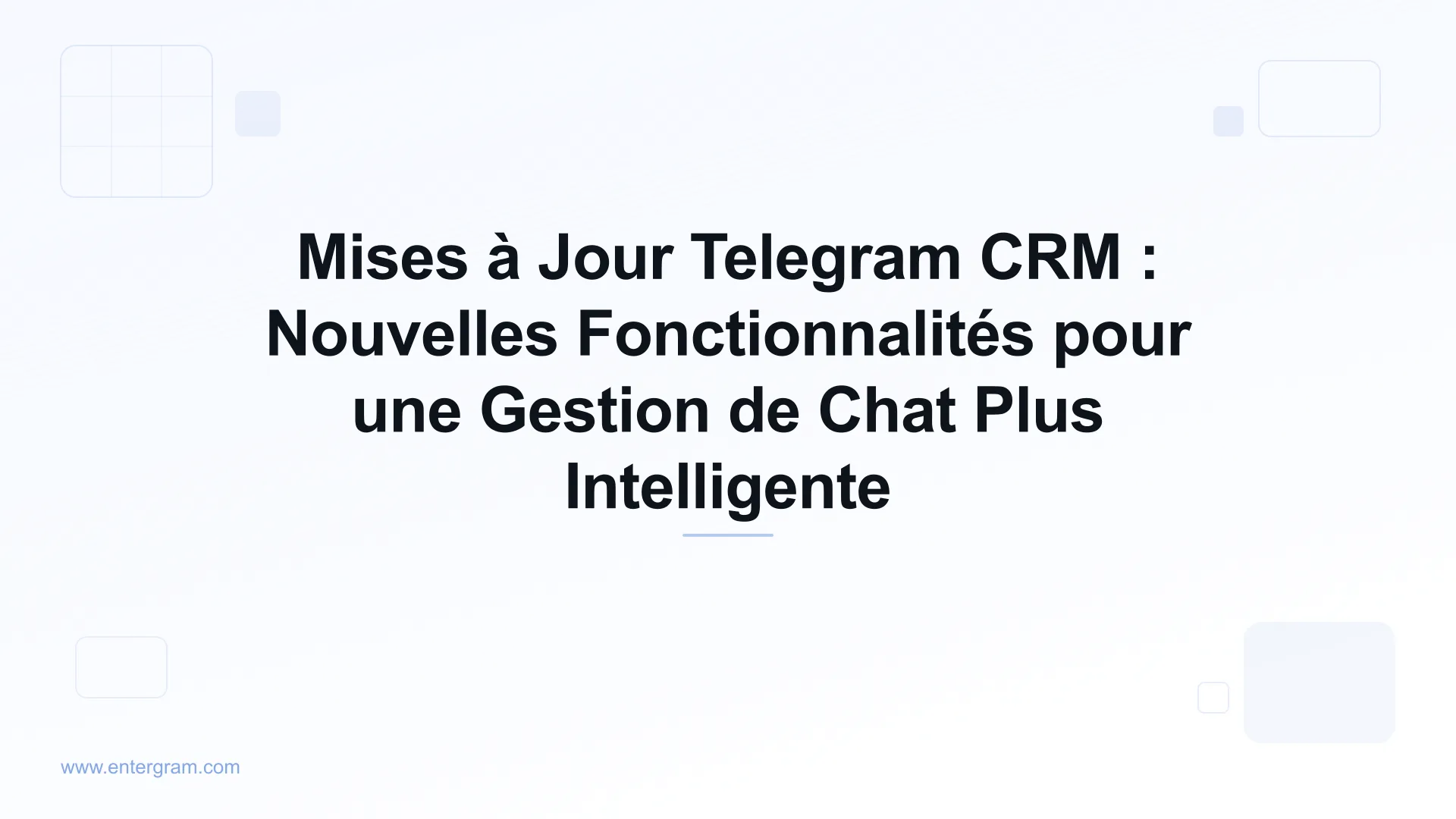 Card image for Mises à Jour Telegram CRM : Nouvelles Fonctionnalités pour une Gestion de Chat Plus Intelligente