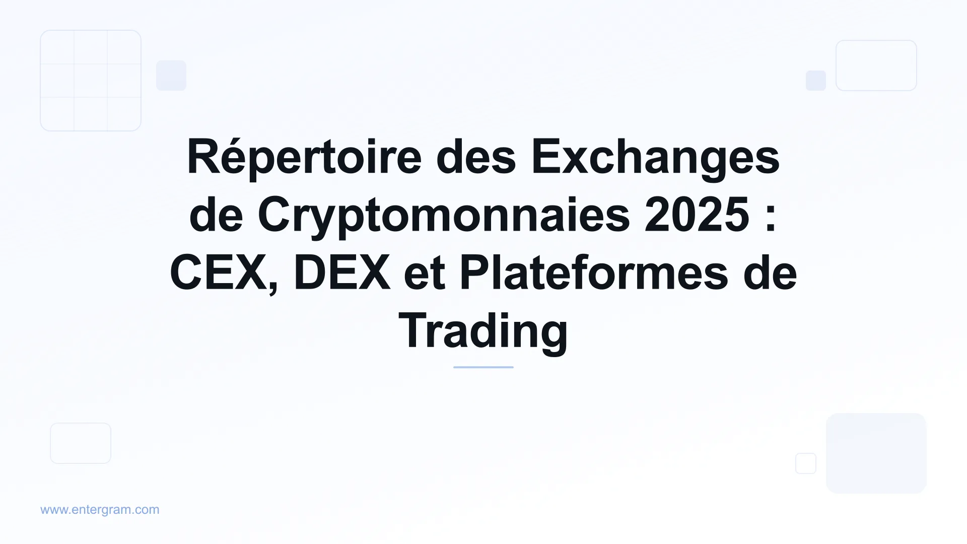 Card image for Répertoire des Exchanges de Cryptomonnaies 2025 : CEX, DEX et Plateformes de Trading